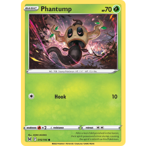 Phantump 16/196 Pokemon TCG Sword & Shield Lost Origin