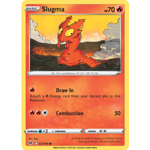 Slugma 21/196 Pokemon TCG Sword & Shield Lost Origin