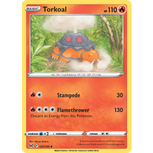 Torkoal 23/196 Pokemon TCG Sword & Shield Lost Origin