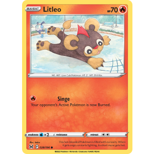 Litleo 28/196 Pokemon TCG Sword & Shield Lost Origin