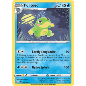 Politoed 32/196 Pokemon TCG Sword & Shield Lost Origin