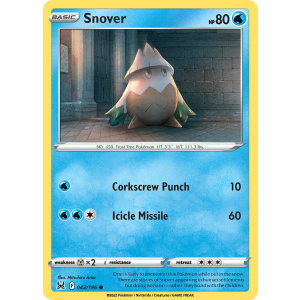 Snover 42/196 Pokemon TCG Sword & Shield Lost Origin