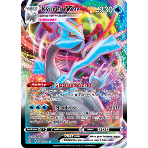 Rare Holo VMAX Kyurem VMAX 49/196 Pokemon TCG Sword & Shield Lost Origin