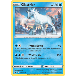 Rare Holo Glastrier 51/196 Pokemon TCG Sword & Shield Lost Origin