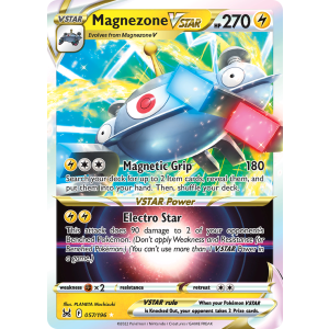 Rare Holo VSTAR Magnezone VSTAR 57/196 Pokemon TCG Sword & Shield Lost Origin