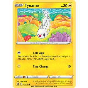 Tynamo 59/196 Pokemon TCG Sword & Shield Lost Origin