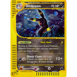 Rare Holo Umbreon H30/144 Pokemon TCG E-Card Skyridge