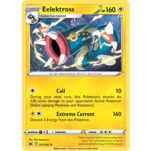 Eelektross 61/196 Pokemon TCG Sword & Shield Lost Origin