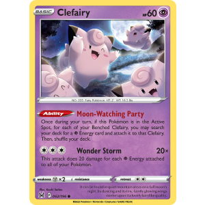 Clefairy 62/196 Pokemon TCG Sword & Shield Lost Origin