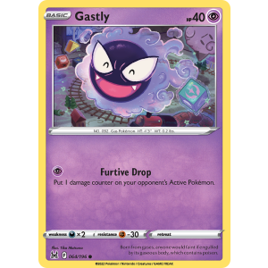 Gastly 64/196 Pokemon TCG Sword & Shield Lost Origin