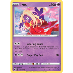 Jynx 68/196 Pokemon TCG Sword & Shield Lost Origin