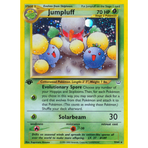 Rare Holo Jumpluff 9/64 Pokemon TCG Neo Neo Revelation