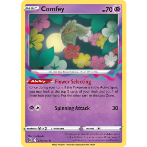 Comfey 79/196 Pokemon TCG Sword & Shield Lost Origin