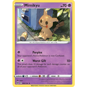 Mimikyu 80/196 Pokemon TCG Sword & Shield Lost Origin