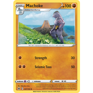 Machoke 87/196 Pokemon TCG Sword & Shield Lost Origin