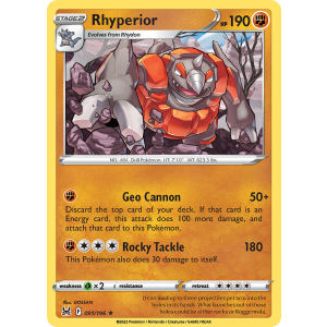 Rhyperior 91/196 Pokemon TCG Sword & Shield Lost Origin