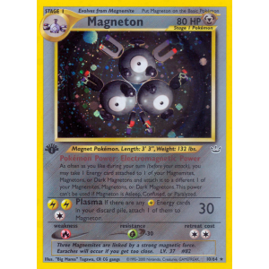 Rare Holo Magneton 10/64 Pokemon TCG Neo Neo Revelation