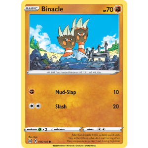 Binacle 106/196 Pokemon TCG Sword & Shield Lost Origin