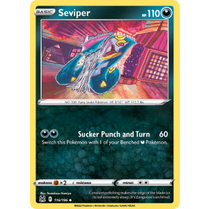 Seviper 116/196 Pokemon TCG Sword & Shield Lost Origin