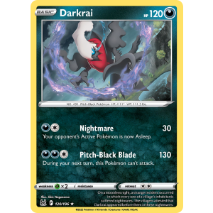 Rare Holo Darkrai 120/196 Pokemon TCG Sword & Shield Lost Origin