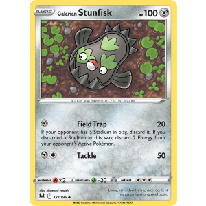 Galarian Stunfisk 127/196 Pokemon TCG Sword & Shield Lost Origin