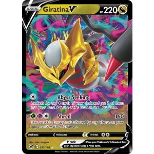 Rare Holo V Giratina V 130/196 Pokemon TCG Sword & Shield Lost Origin