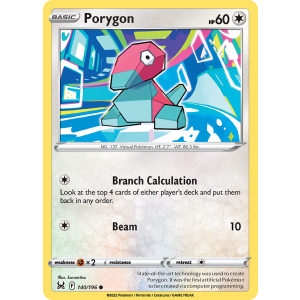 Porygon 140/196 Pokemon TCG Sword & Shield Lost Origin