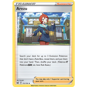 Arezu 153/196 Pokemon TCG Sword & Shield Lost Origin