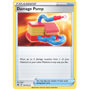 Damage Pump 156/196 Pokemon TCG Sword & Shield Lost Origin