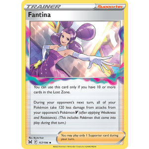 Fantina 157/196 Pokemon TCG Sword & Shield Lost Origin