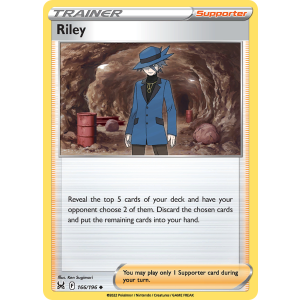 Riley 166/196 Pokemon TCG Sword & Shield Lost Origin