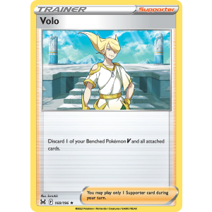 Rare Holo Volo 169/196 Pokemon TCG Sword & Shield Lost Origin