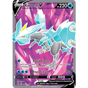 Rare Ultra Kyurem V 174/196 Pokemon TCG Sword & Shield Lost Origin