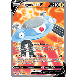 Rare Ultra Magnezone V 175/196 Pokemon TCG Sword & Shield Lost Origin