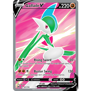 Rare Ultra Gallade V 181/196 Pokemon TCG Sword & Shield Lost Origin