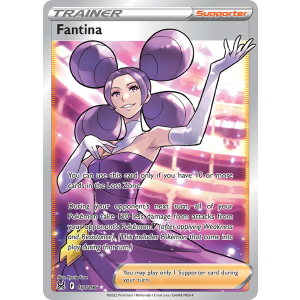 Rare Ultra Fantina 191/196 Pokemon TCG Sword & Shield Lost Origin