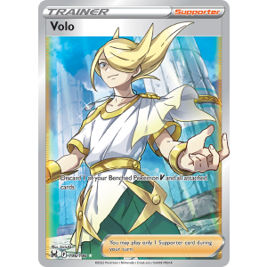 Rare Ultra Volo 196/196 Pokemon TCG Sword & Shield Lost Origin