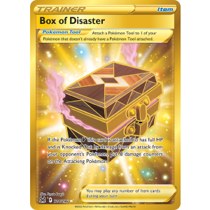 Rare Secret Box of Disaster 214/196 Pokemon TCG Sword & Shield Lost Origin