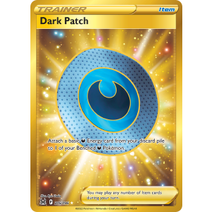 Rare Secret Dark Patch 216/196 Pokemon TCG Sword & Shield Lost Origin