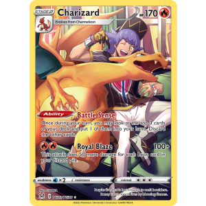 Trainer Gallery Rare Holo Charizard TG03/30 Pokemon TCG Sword & Shield Lost Origin Trainer Gallery