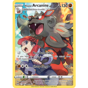 Trainer Gallery Rare Holo Hisuian Arcanine TG08/30 Pokemon TCG Sword & Shield Lost Origin Trainer Gallery