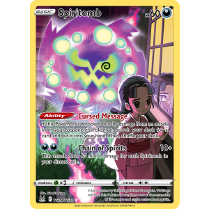 Trainer Gallery Rare Holo Spiritomb TG09/30 Pokemon TCG Sword & Shield Lost Origin Trainer Gallery