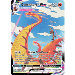 Rare Holo VMAX Centiskorch VMAX TG15/30 Pokemon TCG Sword & Shield Lost Origin Trainer Gallery