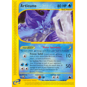 Articuno 4/144 Pokemon TCG E-Card Skyridge