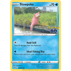 Slowpoke 19/78 Pokemon TCG Sword & Shield Pokémon GO