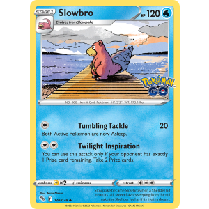 Slowbro 20/78 Pokemon TCG Sword & Shield Pokémon GO