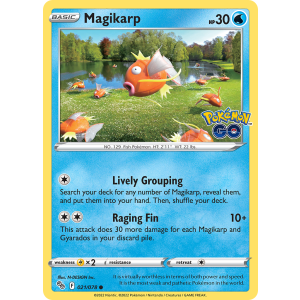 Magikarp 21/78 Pokemon TCG Sword & Shield Pokémon GO