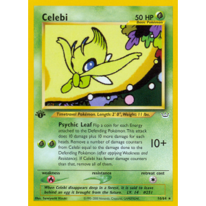 Celebi 16/64 Pokemon TCG Neo Neo Revelation