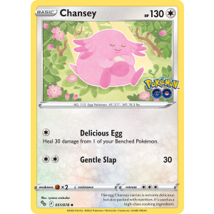 Chansey 51/78 Pokemon TCG Sword & Shield Pokémon GO