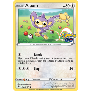 Aipom 56/78 Pokemon TCG Sword & Shield Pokémon GO